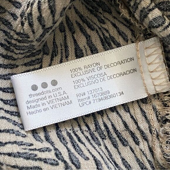 Three Dots Shorts XXL Stretch Elastic Waistband Flowy Rayon Vacation - Picture 6 of 9